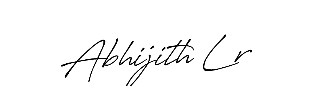 The best way (Antro_Vectra_Bolder) to make a short signature is to pick only two or three words in your name. The name Abhijith Lr include a total of six letters. For converting this name. Abhijith Lr signature style 7 images and pictures png