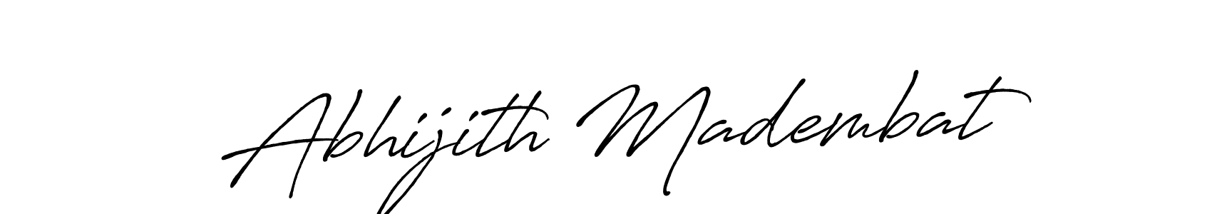 It looks lik you need a new signature style for name Abhijith Madembat. Design unique handwritten (Antro_Vectra_Bolder) signature with our free signature maker in just a few clicks. Abhijith Madembat signature style 7 images and pictures png