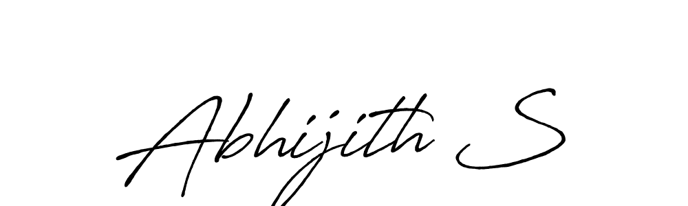 Antro_Vectra_Bolder is a professional signature style that is perfect for those who want to add a touch of class to their signature. It is also a great choice for those who want to make their signature more unique. Get Abhijith S name to fancy signature for free. Abhijith S signature style 7 images and pictures png