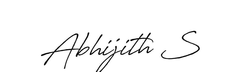 Once you've used our free online signature maker to create your best signature Antro_Vectra_Bolder style, it's time to enjoy all of the benefits that Abhijith S name signing documents. Abhijith S signature style 7 images and pictures png