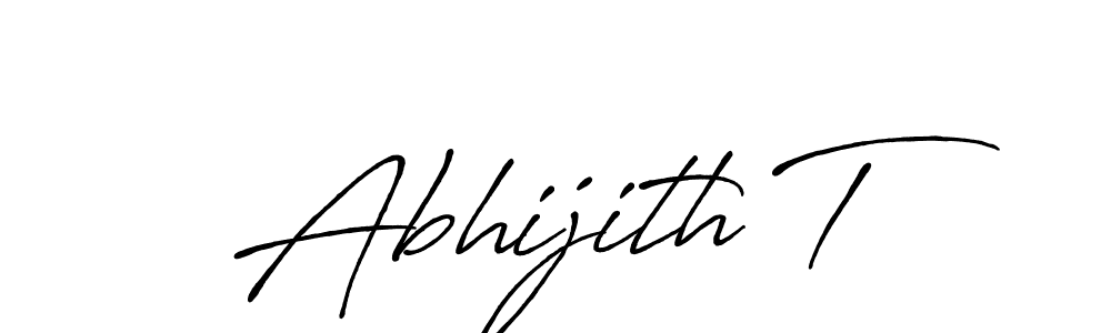 You can use this online signature creator to create a handwritten signature for the name Abhijith T. This is the best online autograph maker. Abhijith T signature style 7 images and pictures png