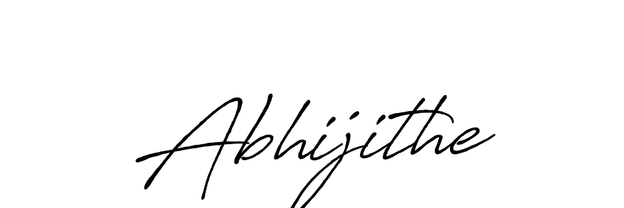 Create a beautiful signature design for name Abhijithe. With this signature (Antro_Vectra_Bolder) fonts, you can make a handwritten signature for free. Abhijithe signature style 7 images and pictures png