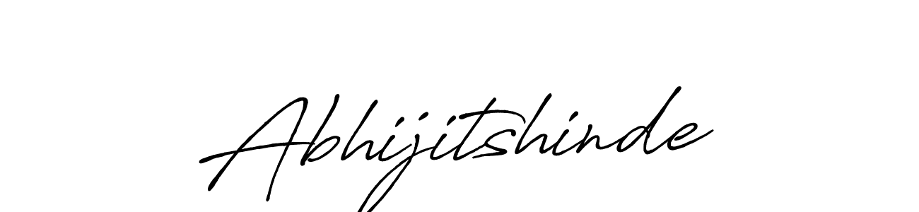 How to make Abhijitshinde name signature. Use Antro_Vectra_Bolder style for creating short signs online. This is the latest handwritten sign. Abhijitshinde signature style 7 images and pictures png