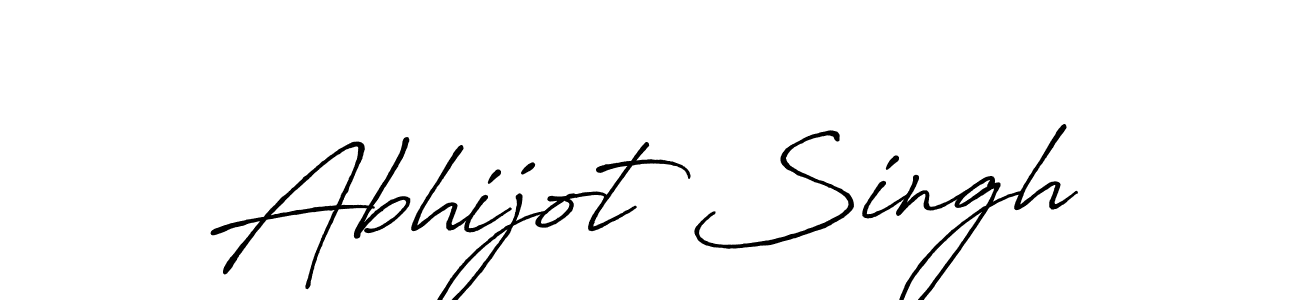 Abhijot Singh stylish signature style. Best Handwritten Sign (Antro_Vectra_Bolder) for my name. Handwritten Signature Collection Ideas for my name Abhijot Singh. Abhijot Singh signature style 7 images and pictures png