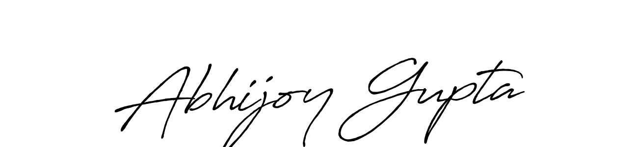 Design your own signature with our free online signature maker. With this signature software, you can create a handwritten (Antro_Vectra_Bolder) signature for name Abhijoy Gupta. Abhijoy Gupta signature style 7 images and pictures png