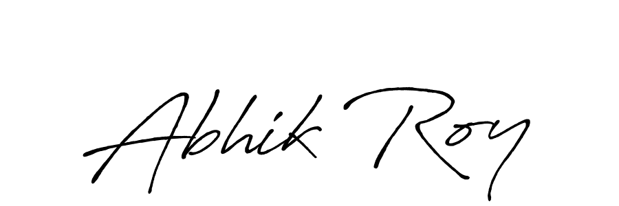 How to make Abhik Roy signature? Antro_Vectra_Bolder is a professional autograph style. Create handwritten signature for Abhik Roy name. Abhik Roy signature style 7 images and pictures png