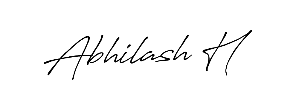 Make a beautiful signature design for name Abhilash H. Use this online signature maker to create a handwritten signature for free. Abhilash H signature style 7 images and pictures png