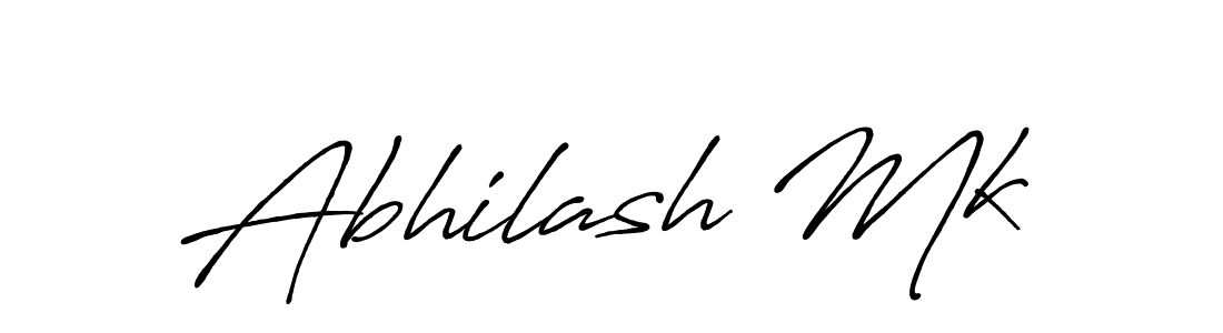 Abhilash Mk stylish signature style. Best Handwritten Sign (Antro_Vectra_Bolder) for my name. Handwritten Signature Collection Ideas for my name Abhilash Mk. Abhilash Mk signature style 7 images and pictures png