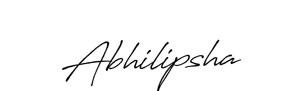 How to make Abhilipsha signature? Antro_Vectra_Bolder is a professional autograph style. Create handwritten signature for Abhilipsha name. Abhilipsha signature style 7 images and pictures png