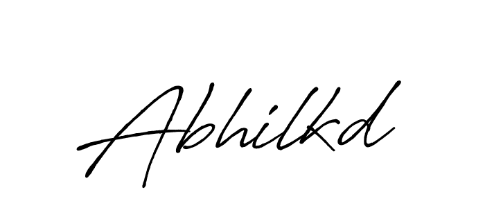 How to make Abhilkd name signature. Use Antro_Vectra_Bolder style for creating short signs online. This is the latest handwritten sign. Abhilkd signature style 7 images and pictures png