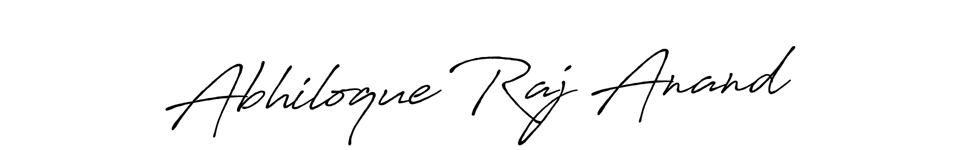 Also You can easily find your signature by using the search form. We will create Abhiloque Raj Anand name handwritten signature images for you free of cost using Antro_Vectra_Bolder sign style. Abhiloque Raj Anand signature style 7 images and pictures png