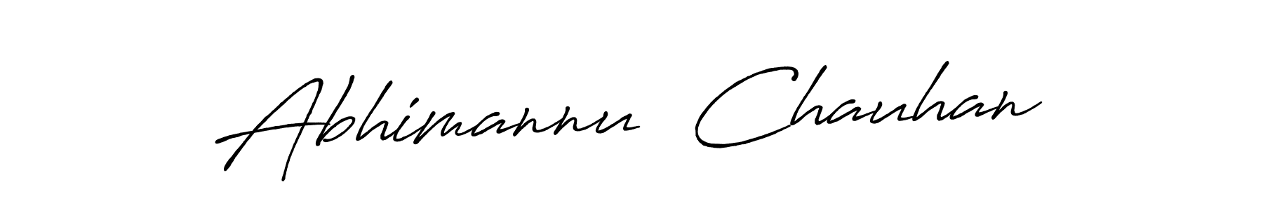 You can use this online signature creator to create a handwritten signature for the name Abhimannu  Chauhan. This is the best online autograph maker. Abhimannu  Chauhan signature style 7 images and pictures png