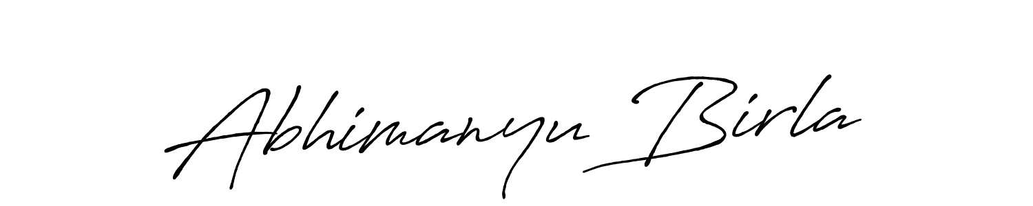 Also we have Abhimanyu Birla name is the best signature style. Create professional handwritten signature collection using Antro_Vectra_Bolder autograph style. Abhimanyu Birla signature style 7 images and pictures png