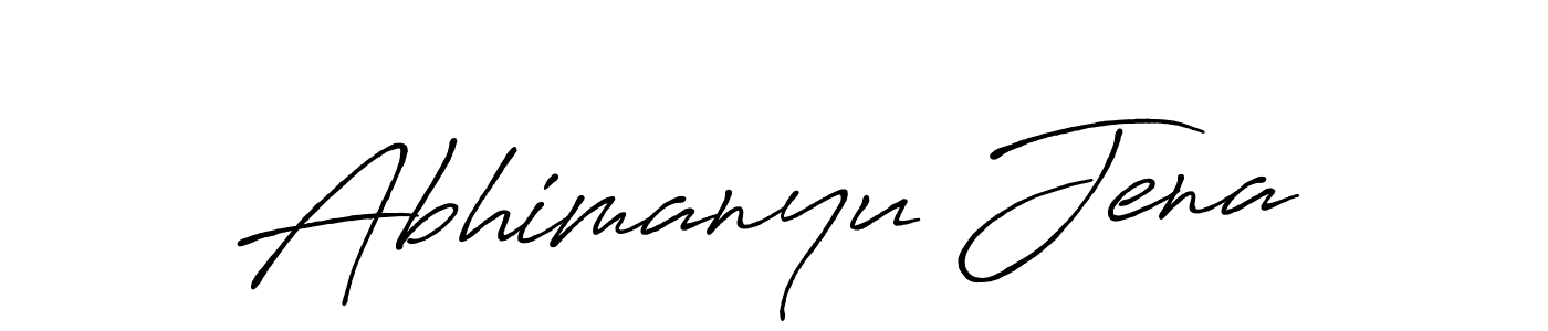 You should practise on your own different ways (Antro_Vectra_Bolder) to write your name (Abhimanyu Jena) in signature. don't let someone else do it for you. Abhimanyu Jena signature style 7 images and pictures png
