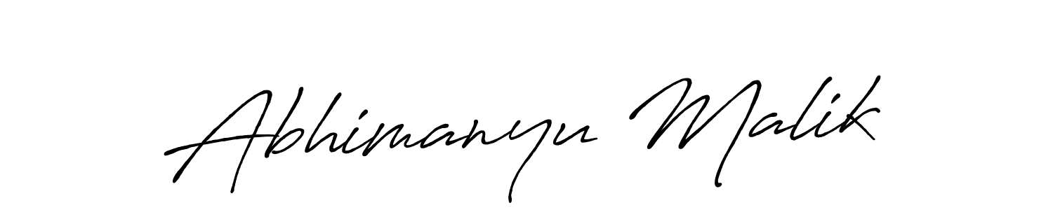 You should practise on your own different ways (Antro_Vectra_Bolder) to write your name (Abhimanyu Malik) in signature. don't let someone else do it for you. Abhimanyu Malik signature style 7 images and pictures png