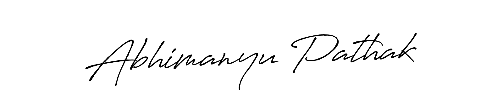 Make a beautiful signature design for name Abhimanyu Pathak. Use this online signature maker to create a handwritten signature for free. Abhimanyu Pathak signature style 7 images and pictures png