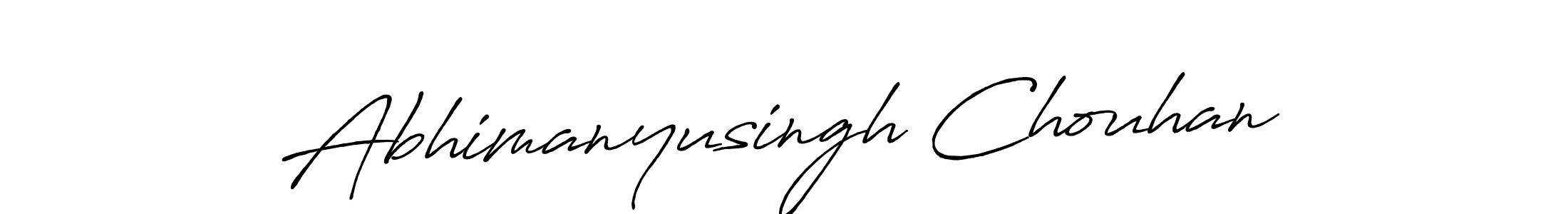 Also we have Abhimanyusingh Chouhan name is the best signature style. Create professional handwritten signature collection using Antro_Vectra_Bolder autograph style. Abhimanyusingh Chouhan signature style 7 images and pictures png