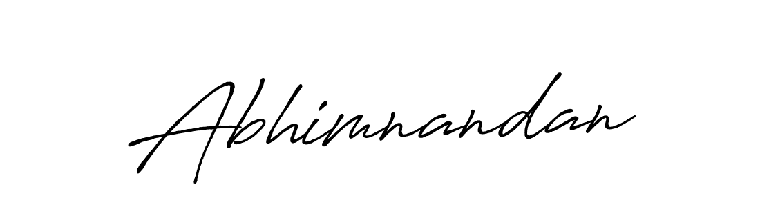 Design your own signature with our free online signature maker. With this signature software, you can create a handwritten (Antro_Vectra_Bolder) signature for name Abhimnandan. Abhimnandan signature style 7 images and pictures png
