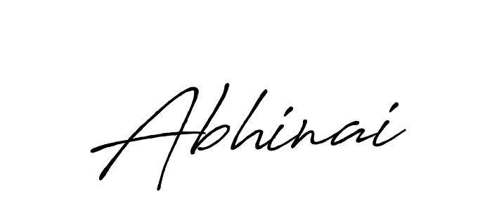 Create a beautiful signature design for name Abhinai. With this signature (Antro_Vectra_Bolder) fonts, you can make a handwritten signature for free. Abhinai signature style 7 images and pictures png