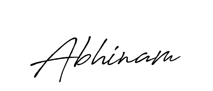 Abhinam stylish signature style. Best Handwritten Sign (Antro_Vectra_Bolder) for my name. Handwritten Signature Collection Ideas for my name Abhinam. Abhinam signature style 7 images and pictures png