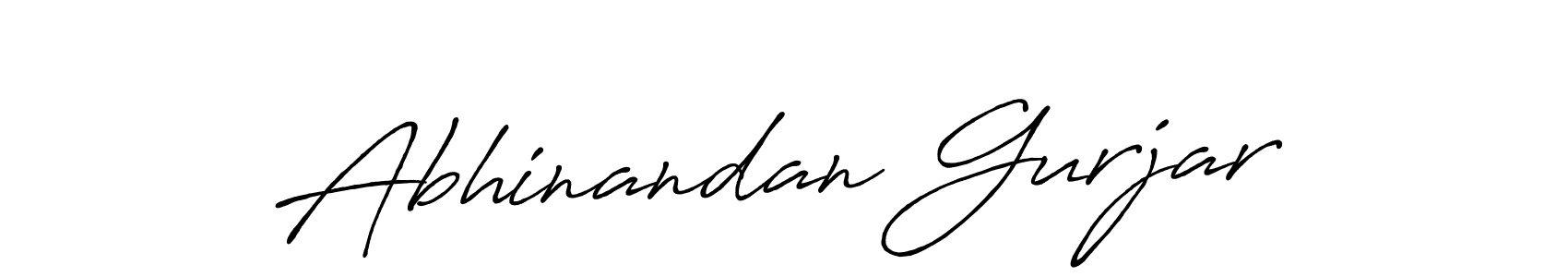 Design your own signature with our free online signature maker. With this signature software, you can create a handwritten (Antro_Vectra_Bolder) signature for name Abhinandan Gurjar. Abhinandan Gurjar signature style 7 images and pictures png