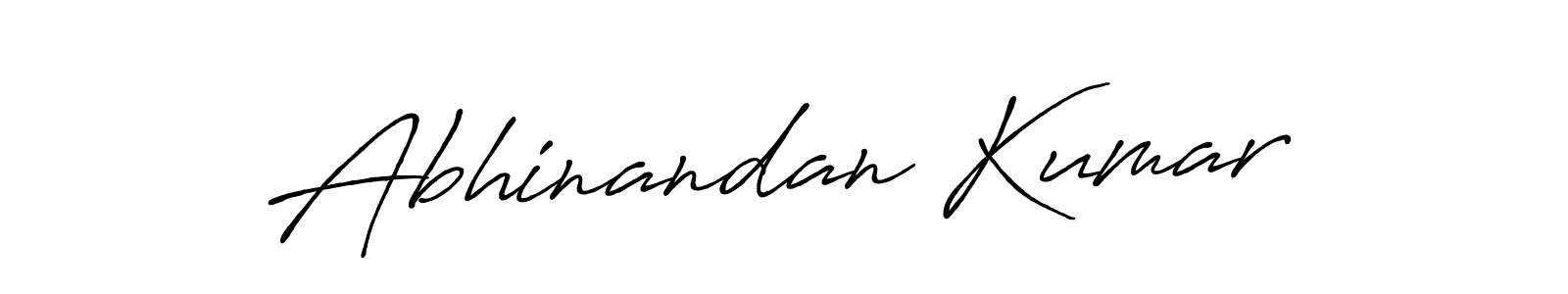 Design your own signature with our free online signature maker. With this signature software, you can create a handwritten (Antro_Vectra_Bolder) signature for name Abhinandan Kumar. Abhinandan Kumar signature style 7 images and pictures png