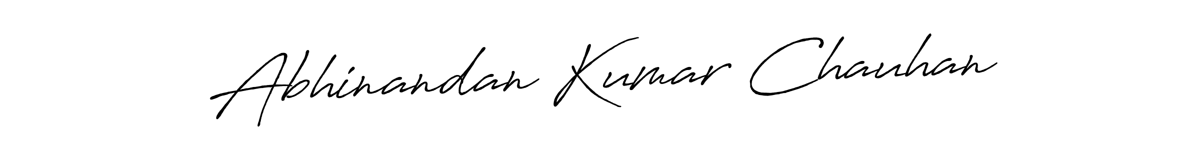 Make a beautiful signature design for name Abhinandan Kumar Chauhan. Use this online signature maker to create a handwritten signature for free. Abhinandan Kumar Chauhan signature style 7 images and pictures png