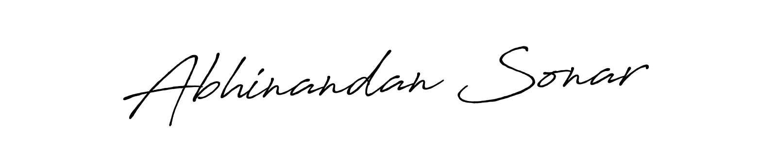 Use a signature maker to create a handwritten signature online. With this signature software, you can design (Antro_Vectra_Bolder) your own signature for name Abhinandan Sonar. Abhinandan Sonar signature style 7 images and pictures png