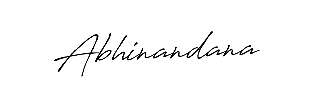 How to make Abhinandana name signature. Use Antro_Vectra_Bolder style for creating short signs online. This is the latest handwritten sign. Abhinandana signature style 7 images and pictures png