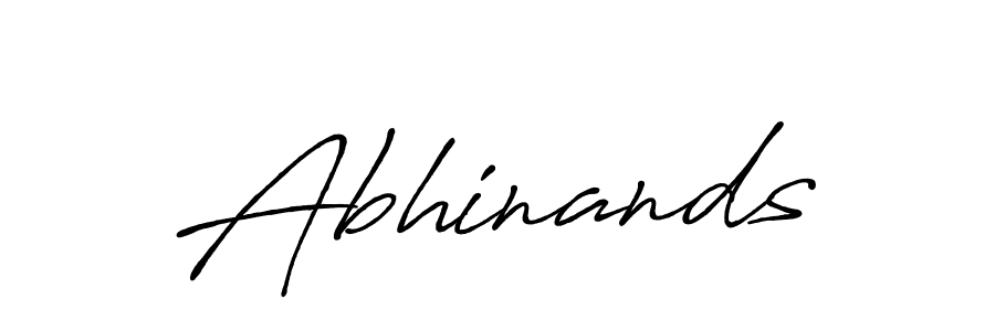 Make a beautiful signature design for name Abhinands. Use this online signature maker to create a handwritten signature for free. Abhinands signature style 7 images and pictures png