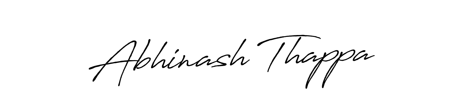 Create a beautiful signature design for name Abhinash Thappa. With this signature (Antro_Vectra_Bolder) fonts, you can make a handwritten signature for free. Abhinash Thappa signature style 7 images and pictures png