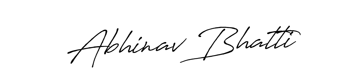 Use a signature maker to create a handwritten signature online. With this signature software, you can design (Antro_Vectra_Bolder) your own signature for name Abhinav Bhatti. Abhinav Bhatti signature style 7 images and pictures png