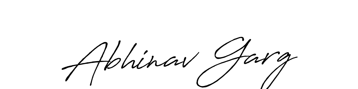 How to make Abhinav Garg name signature. Use Antro_Vectra_Bolder style for creating short signs online. This is the latest handwritten sign. Abhinav Garg signature style 7 images and pictures png
