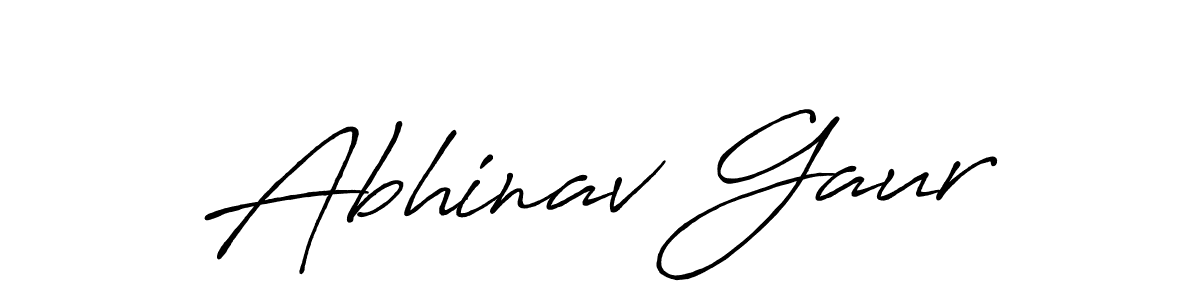 It looks lik you need a new signature style for name Abhinav Gaur. Design unique handwritten (Antro_Vectra_Bolder) signature with our free signature maker in just a few clicks. Abhinav Gaur signature style 7 images and pictures png