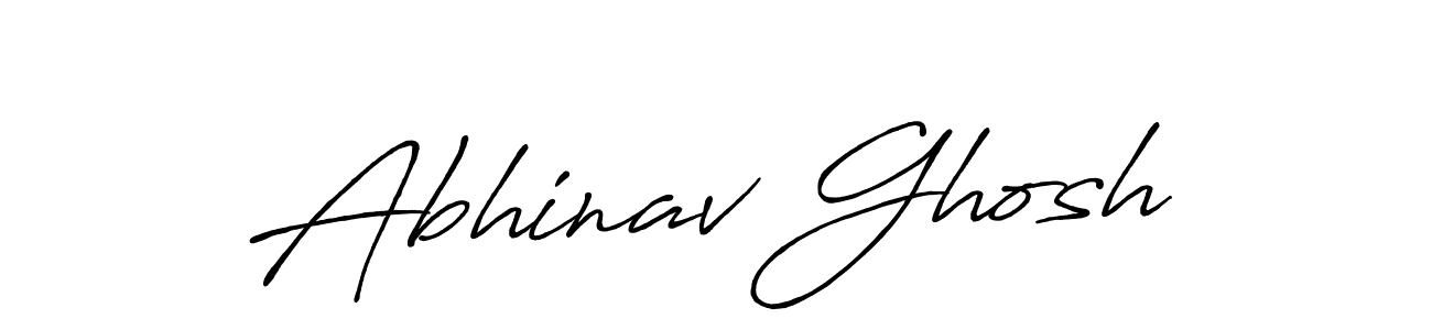 The best way (Antro_Vectra_Bolder) to make a short signature is to pick only two or three words in your name. The name Abhinav Ghosh include a total of six letters. For converting this name. Abhinav Ghosh signature style 7 images and pictures png