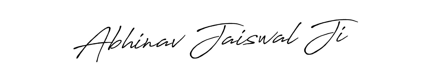 How to make Abhinav Jaiswal Ji signature? Antro_Vectra_Bolder is a professional autograph style. Create handwritten signature for Abhinav Jaiswal Ji name. Abhinav Jaiswal Ji signature style 7 images and pictures png