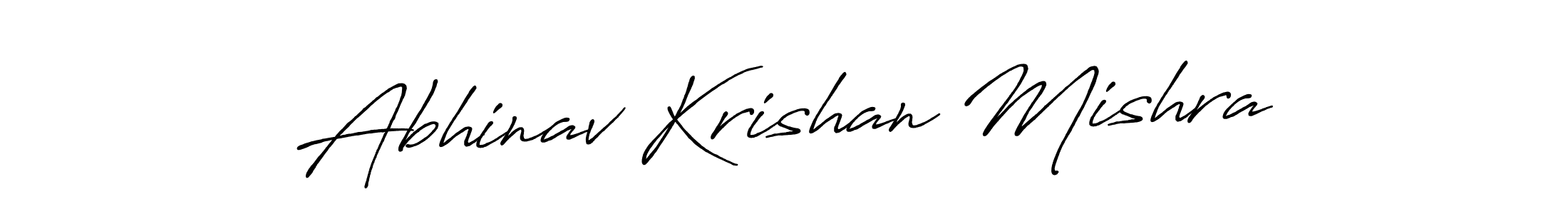 Abhinav Krishan Mishra stylish signature style. Best Handwritten Sign (Antro_Vectra_Bolder) for my name. Handwritten Signature Collection Ideas for my name Abhinav Krishan Mishra. Abhinav Krishan Mishra signature style 7 images and pictures png