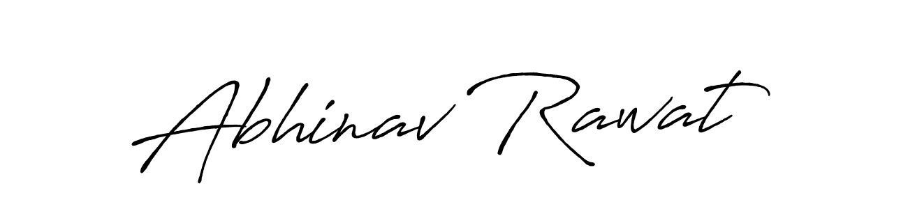 Make a beautiful signature design for name Abhinav Rawat. With this signature (Antro_Vectra_Bolder) style, you can create a handwritten signature for free. Abhinav Rawat signature style 7 images and pictures png