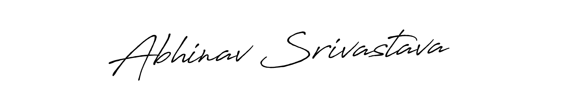 Design your own signature with our free online signature maker. With this signature software, you can create a handwritten (Antro_Vectra_Bolder) signature for name Abhinav Srivastava. Abhinav Srivastava signature style 7 images and pictures png