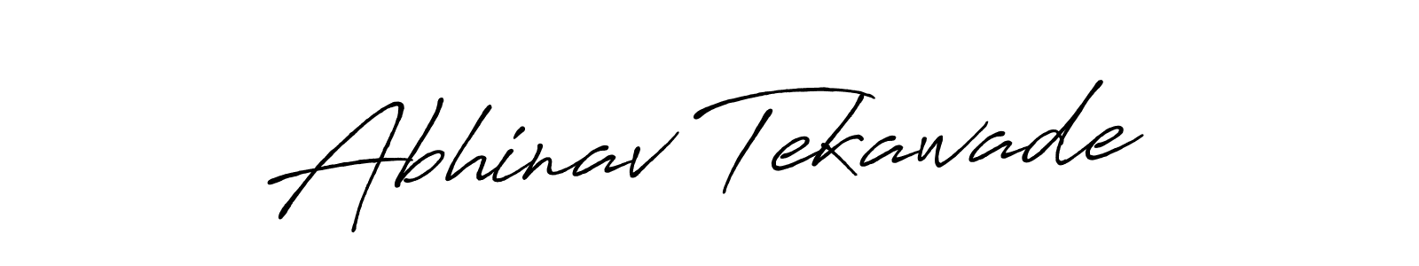 Design your own signature with our free online signature maker. With this signature software, you can create a handwritten (Antro_Vectra_Bolder) signature for name Abhinav Tekawade. Abhinav Tekawade signature style 7 images and pictures png