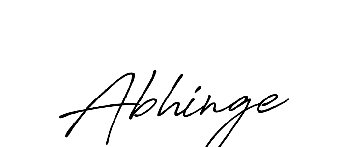 Use a signature maker to create a handwritten signature online. With this signature software, you can design (Antro_Vectra_Bolder) your own signature for name Abhinge. Abhinge signature style 7 images and pictures png