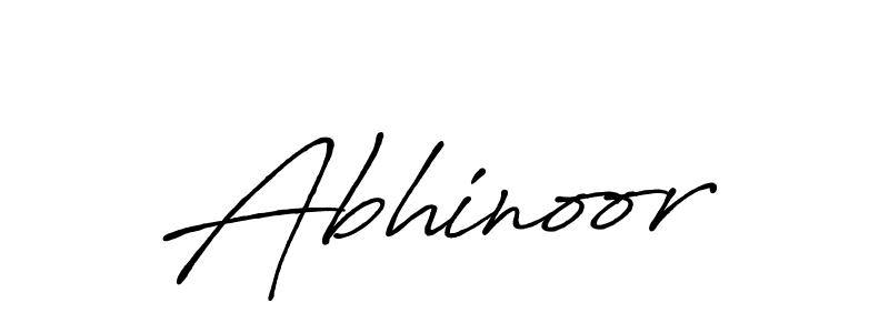 Abhinoor stylish signature style. Best Handwritten Sign (Antro_Vectra_Bolder) for my name. Handwritten Signature Collection Ideas for my name Abhinoor. Abhinoor signature style 7 images and pictures png