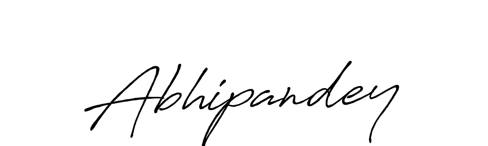 How to make Abhipandey signature? Antro_Vectra_Bolder is a professional autograph style. Create handwritten signature for Abhipandey name. Abhipandey signature style 7 images and pictures png