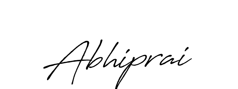 How to make Abhiprai name signature. Use Antro_Vectra_Bolder style for creating short signs online. This is the latest handwritten sign. Abhiprai signature style 7 images and pictures png