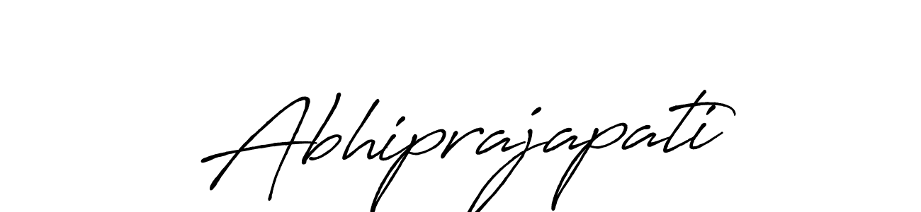 Use a signature maker to create a handwritten signature online. With this signature software, you can design (Antro_Vectra_Bolder) your own signature for name Abhiprajapati. Abhiprajapati signature style 7 images and pictures png