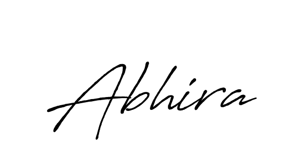 How to make Abhira name signature. Use Antro_Vectra_Bolder style for creating short signs online. This is the latest handwritten sign. Abhira signature style 7 images and pictures png