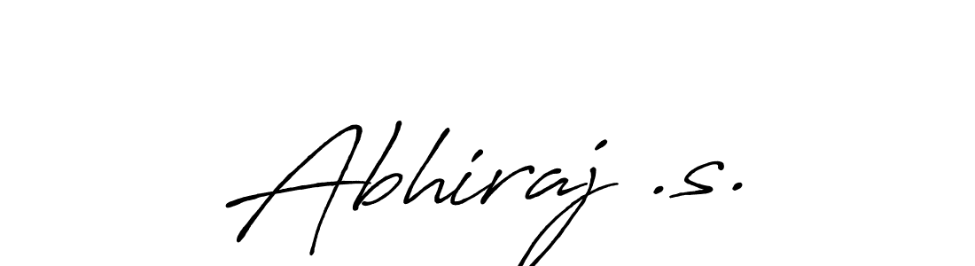 Make a beautiful signature design for name Abhiraj .s.. Use this online signature maker to create a handwritten signature for free. Abhiraj .s. signature style 7 images and pictures png