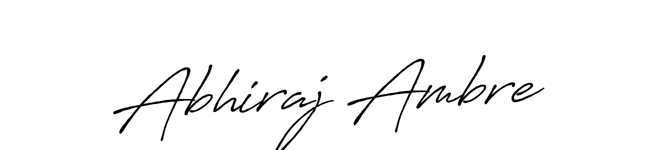 Abhiraj Ambre stylish signature style. Best Handwritten Sign (Antro_Vectra_Bolder) for my name. Handwritten Signature Collection Ideas for my name Abhiraj Ambre. Abhiraj Ambre signature style 7 images and pictures png