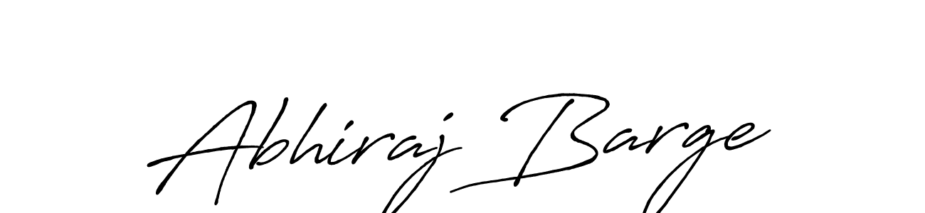 Create a beautiful signature design for name Abhiraj Barge. With this signature (Antro_Vectra_Bolder) fonts, you can make a handwritten signature for free. Abhiraj Barge signature style 7 images and pictures png