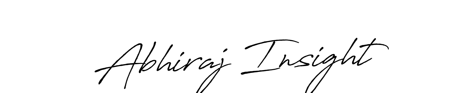 Abhiraj Insight stylish signature style. Best Handwritten Sign (Antro_Vectra_Bolder) for my name. Handwritten Signature Collection Ideas for my name Abhiraj Insight. Abhiraj Insight signature style 7 images and pictures png